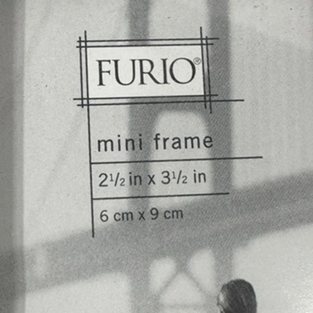 NEW Furio Mini Picture Frame Jeweled Boho Silver Tone Metal ‎ Colorful Stones